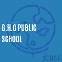 G.H.G Public School Logo