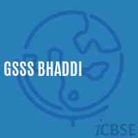 Gsss Bhaddi High School Logo
