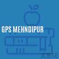 Gps Mehndipur Primary School Logo