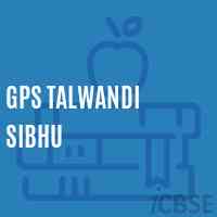 Gps Talwandi Sibhu Primary School Logo