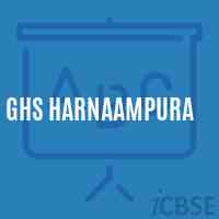 Ghs Harnaampura High School Logo