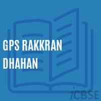 Gps Rakkran Dhahan Primary School Logo