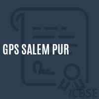 Gps Salem Pur Primary School Logo