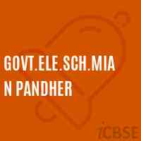 Govt.Ele.Sch.Mian Pandher Primary School Logo
