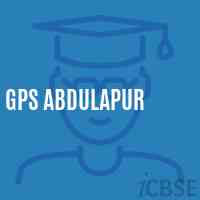 Gps Abdulapur Primary School Logo