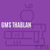 Gms Thablan Middle School Logo