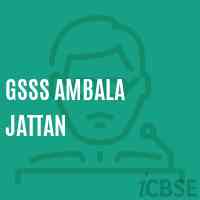 Gsss Ambala Jattan High School Logo