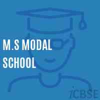 M.S Modal School Logo