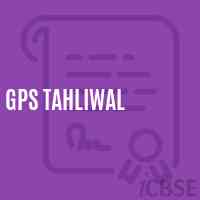 Gps Tahliwal Primary School Logo