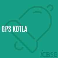 Gps Kotla Primary School Logo