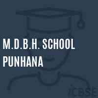 M.D.B.H. School Punhana Logo