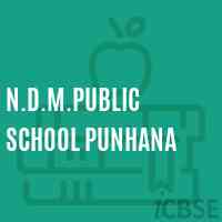 N.D.M.Public School Punhana Logo