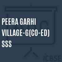Peera Garhi Village-G(Co-ed)SSS Senior Secondary School Logo