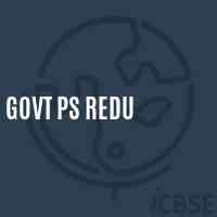 Govt Ps Redu Primary School Logo