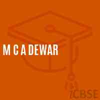 M C A Dewar Primary School Logo