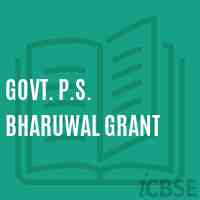 Govt. P.S. Bharuwal Grant Primary School Logo