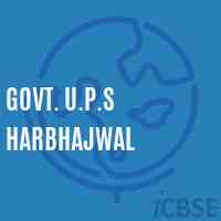Govt. U.P.S Harbhajwal Middle School Logo