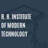 R. R. Institute of Modern Technology Logo