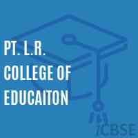 Pt. L.R. College of Educaiton Logo