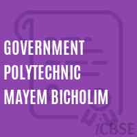 Government Polytechnic Mayem Bicholim College Logo