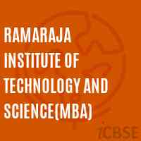 Ramaraja Institute of Technology and Science(Mba) Logo