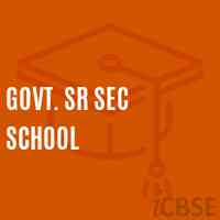Govt. Sr Sec School Logo