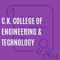 C.K. College of Engineering & Technology Logo