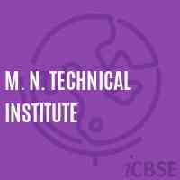 M. N. Technical Institute Logo