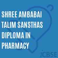 Shree Ambabai Talim Sansthas Diploma In Pharmacy College Logo