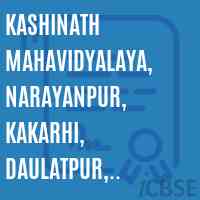 Kashinath Mahavidyalaya, Narayanpur, Kakarhi, Daulatpur, Ghazipur College Logo