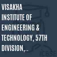 Visakha Institute of Engineering & Technology, 57th Division, Narava, PIN- 530027(CC-NT) Logo