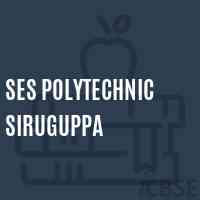 Ses Polytechnic Siruguppa College Logo