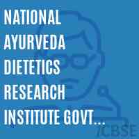 National Ayurveda Dietetics Research Institute Govt. Central Pharmacy Annexe, Ahsoka Pilar, Jayanagar, Bangalore Logo