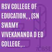 Rsv College of Education, , (Sn Swamy Vivekananda D Ed College, Ranebennur Logo