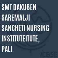 Smt Dakuben Saremalji Sancheti Nursing Instituteitute, Pali Logo