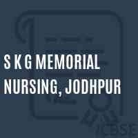 S K G Memorial Nursing, Jodhpur College Logo