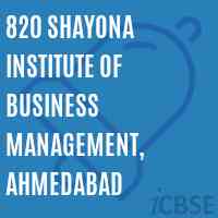 820 Shayona Institute of Business Management, Ahmedabad Logo