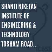 Shanti Niketan Institute of Engineering & Technology Tosham Road Ladwa Logo