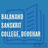 Balanand Sanskrit College, Deoghar Logo
