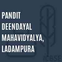 Pandit Deendayal Mahavidyalya, Ladampura College Logo