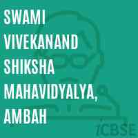 Swami Vivekanand Shiksha Mahavidyalya, Ambah College Logo