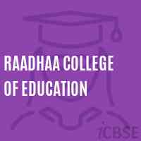 Raadhaa College of Education Logo