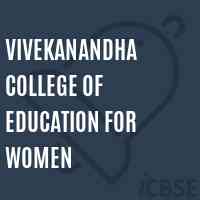 Vivekanandha College of Education for Women Logo