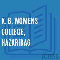 K. B. Womens College, Hazaribag Logo