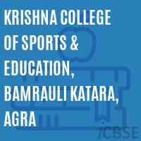 Krishna College of Sports & Education, Bamrauli Katara, Agra Logo