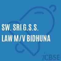 Sw. Sri G.S.S. Law M/v Bidhuna College Logo
