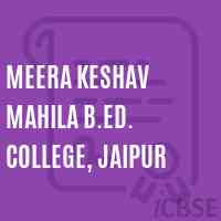 Meera Keshav Mahila B.Ed. College, Jaipur Logo