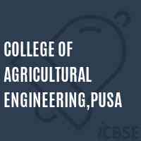 College of Agricultural Engineering,Pusa Logo