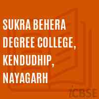 Sukra Behera Degree College, Kendudhip, Nayagarh Logo