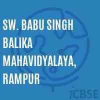 Sw. Babu Singh Balika Mahavidyalaya, Rampur College Logo